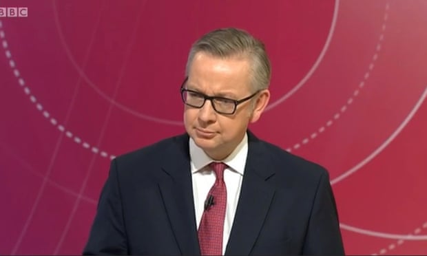 Michael Gove on Question Time