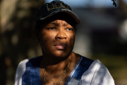 Yalonda Phillips outside of her home in Cleveland, OH