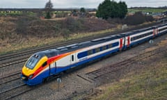 An East Midlands train operated by Stagecoach