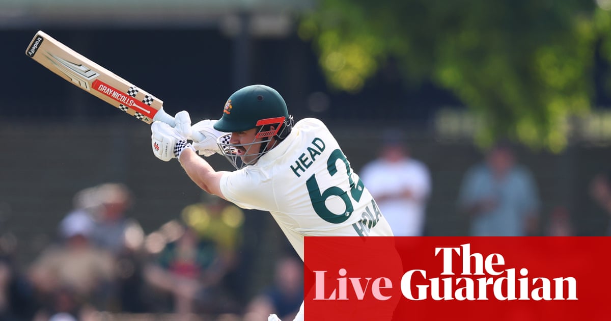 Australia v Bangladesh: first men’s Test, day one – live