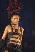 From Jean Paul Gaultier’s spring 1998 collection, heavily inspired by Kahlo.