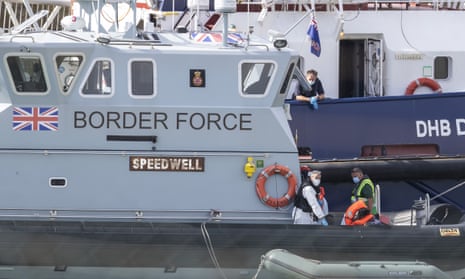 Border Force boat at Dover