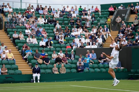 Stefanos Tsitsipas Serves Dominic Thiem