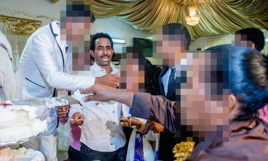 A photo of Medhanie Yehdego Mered (second left) at a family wedding in October 2015 gave fresh momentum to claims the extradited man was a victim of mistaken identity.