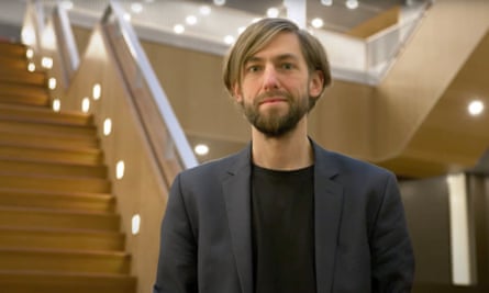Arjen de Wit standing near a staircase