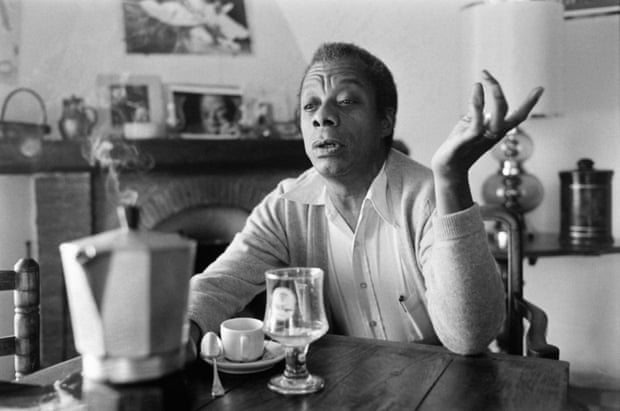 James Baldwin at home in Saint-Paul-de-Vence, France, in 1979.