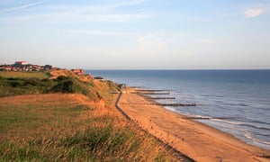The beach at Mundesley.