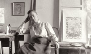 ‘High-minded’: Hilma af Klint in her studio at Hamngatan, Stockholm, circa 1895.  