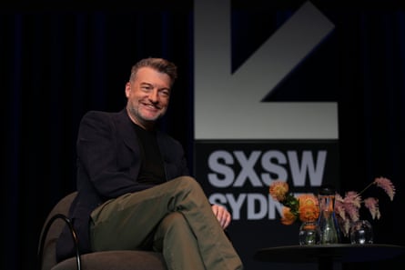 Charlie Brooker no SXSW em Sydney.
