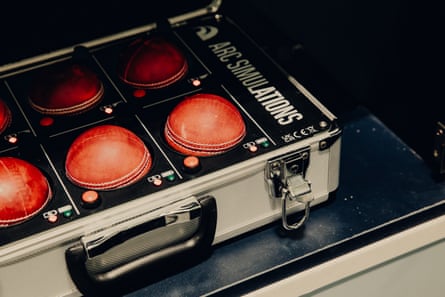 Electronically chipped cricket balls