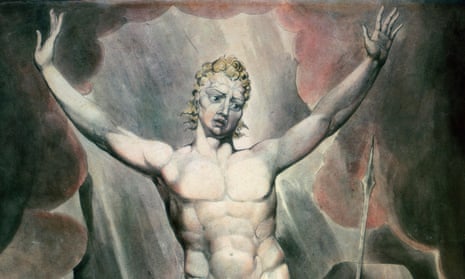 detail from William Blake’s 1808 depiction of Satan Arousing the Rebel Angels in Paradise Lost.