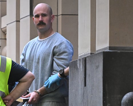 Neo-Nazi leader Thomas Sewell abused by protesters after getting bail over alleged Camp Sovereignty attack | Melbourne | The Guardian