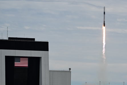 SpaceX Falcon 9 launches from Cape Canaveral, Florida