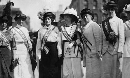 Suffragettes in 1913.