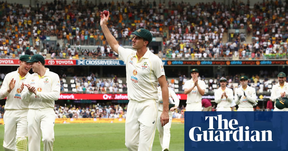 Cummins hails ‘dream start’ after five-wicket haul puts Australia in control