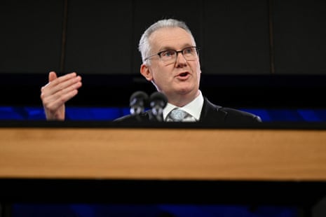 Tony Burke addresses the National Press Club