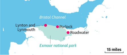 Exmoor locator map
