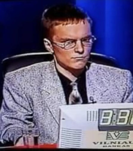 Dambrauskas during his appearance on Lithuania’s version of Who Wants to Be a Millionaire? Dambrauskas during his appearance on Lithuania’s version of Who Wants to Be a Millionaire?