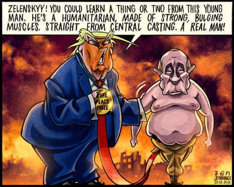 Ben Jennings on Trump’s elevation of Putin – cartoon
