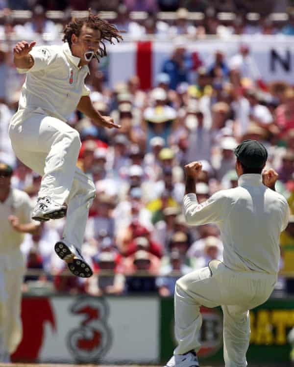 Symonds with Ricky Ponting.