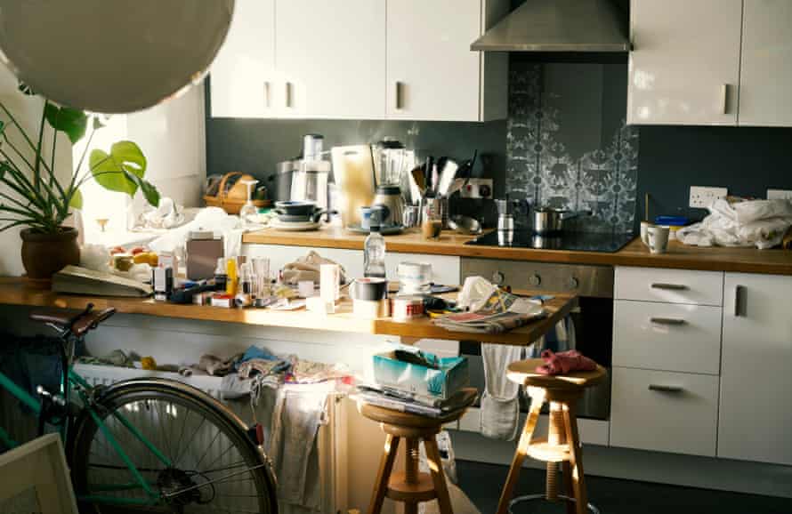 Clutter Covered Countertops