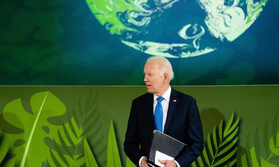 Biden at Cop26.