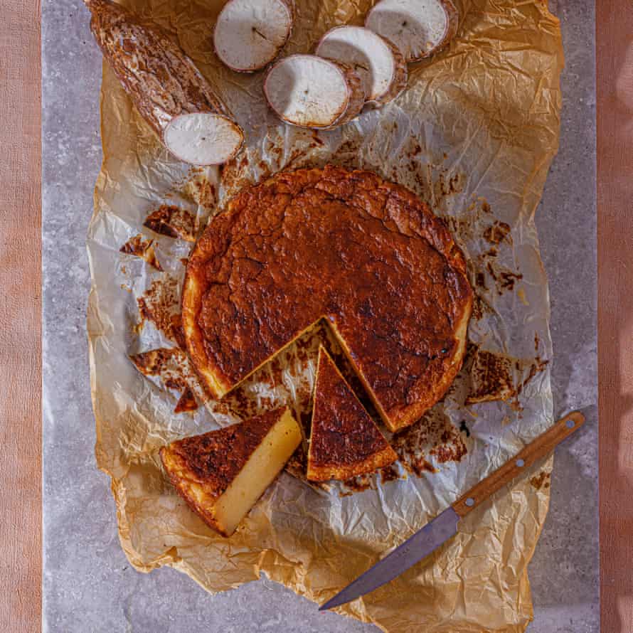 Cassava cheesecake.