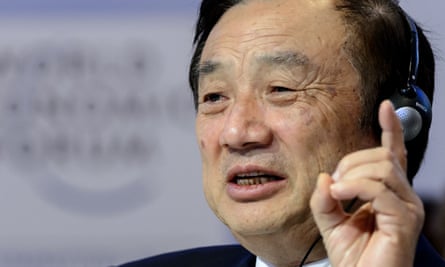 A 2015 image of Huawei founder Ren Zhengfei.