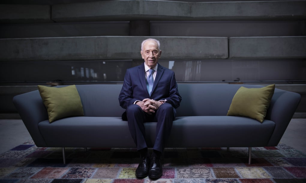 President Shimon Peres at the Peres Center for Peace in Jaffa, Israel.