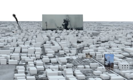 ‘A hybrid of physical and virtual space’: a reconstruction by Forensic Architecture of the bombing of Rafah, Gaza, 1 August 2014. 