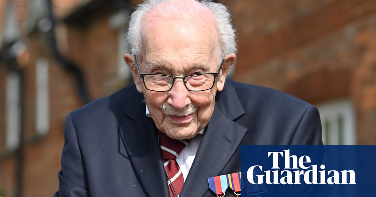 Captain Sir Tom Moore dies at 100 after testing positive for Covid