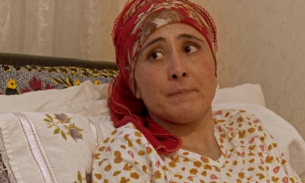 Arzu was shot seven times in her arms and legs by her husband.