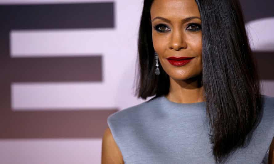 Thandiwe Newton at a Westworld premiere in Los Angeles