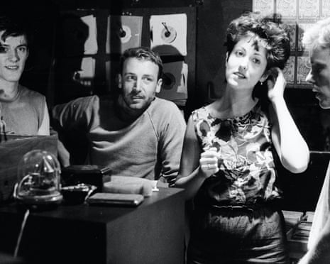 New Order at New York’s Paradise Garage in July 1983, the year Blue Monday was released.