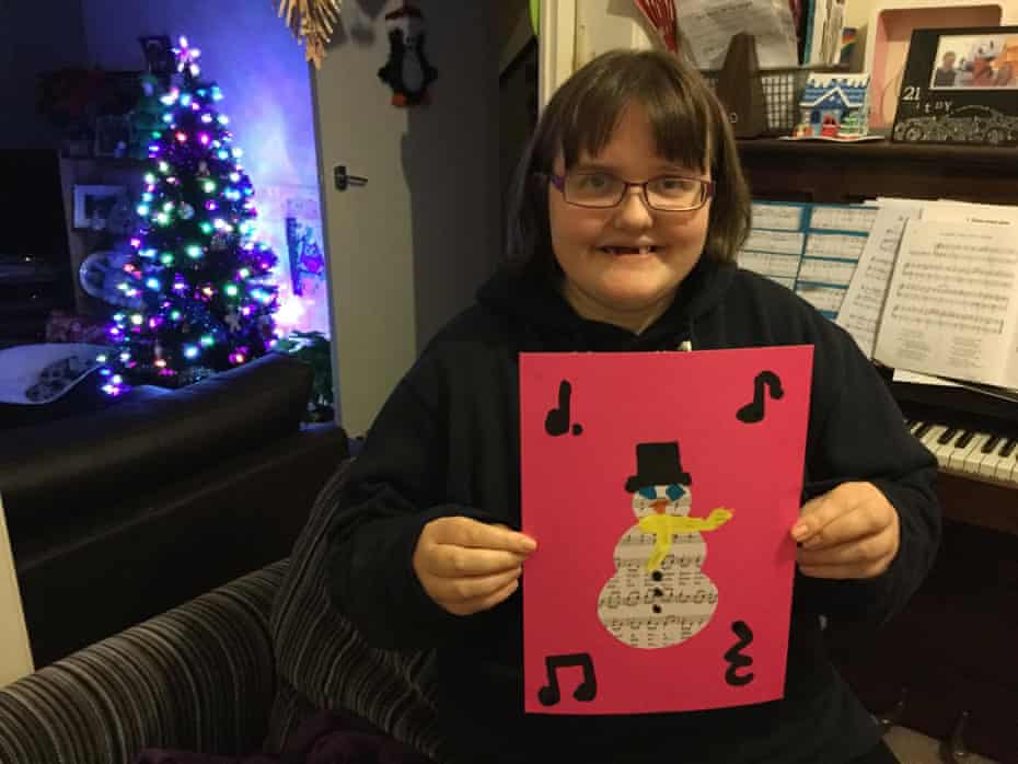 Claire Dyer, 21, who has autism, is home in Swansea for Christmas following a battle with the health board to move her from a unit in Brighton.