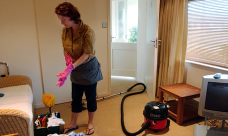 An eastern European cleaner in the Isles of Scilly