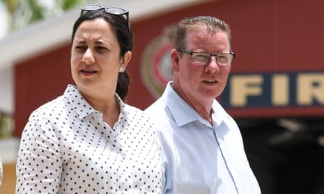 The MP for Rockhampton, Barry O’Rourke (at right with Queensland premier Annastacia Palaszczuk)
