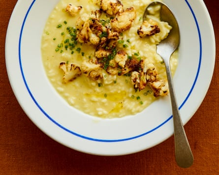 Cauliflower cheese risotto