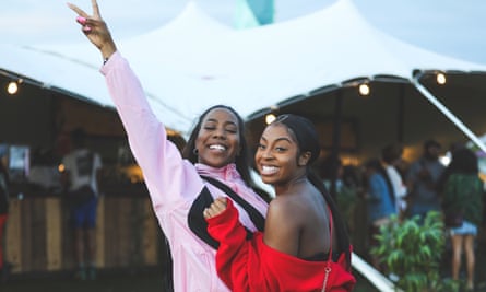 Revellers at Strawberries and Creem festival, which is aiming to provide better training and safe places to stop sexual harassment.