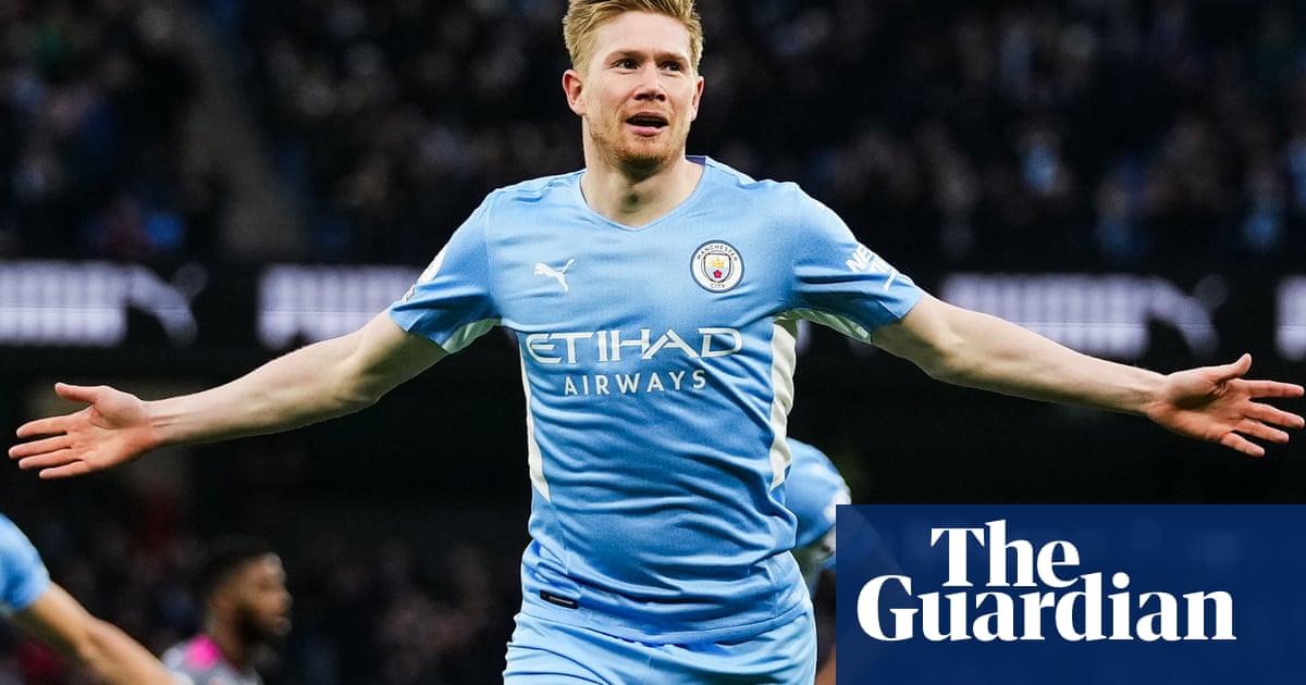 Pep Guardiola says ‘unique’ Kevin De Bruyne is nearing his absolute best