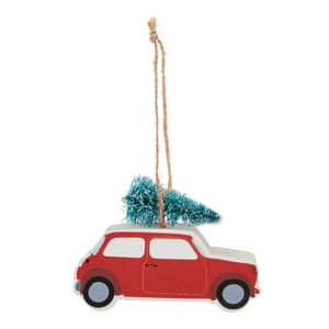 Red car with tree, £3, diy.com