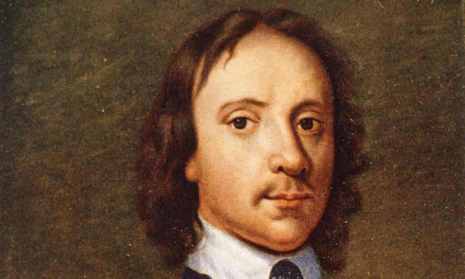 A Van Dyck portrait (detail) of Oliver Cromwell, whose world Paul Lay brings to life