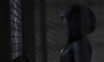 Veiled threat … King as the superhero in Watchmen.