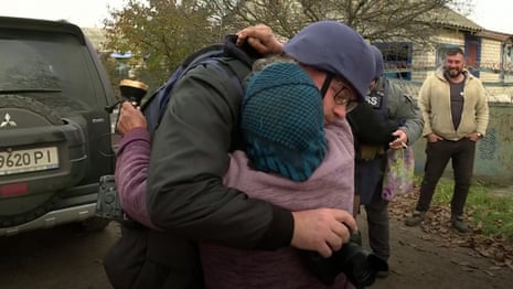 'We've been waiting for you for so long': Kherson residents greet reporters – video