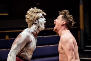 Ken Nwosu and Kevin Trainor in An Octoroon Photo.