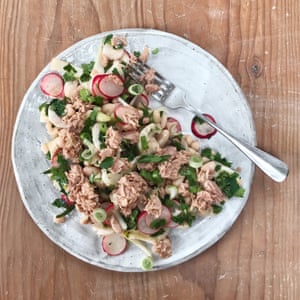 Rosie Birkett’s tuna, white bean and radish salad