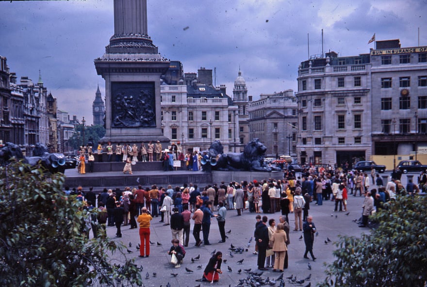 The 1972 Gay Pride march route took in Trafalgar Square