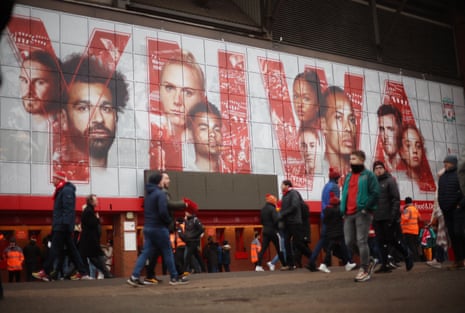 A general view outside Anfield