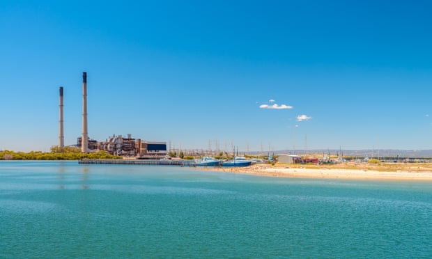 Port Adelaide power station running on natural gas, South Australia
