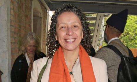 Gilane Tawadros, pictured at the British pavilion during the Venice Bennale in April